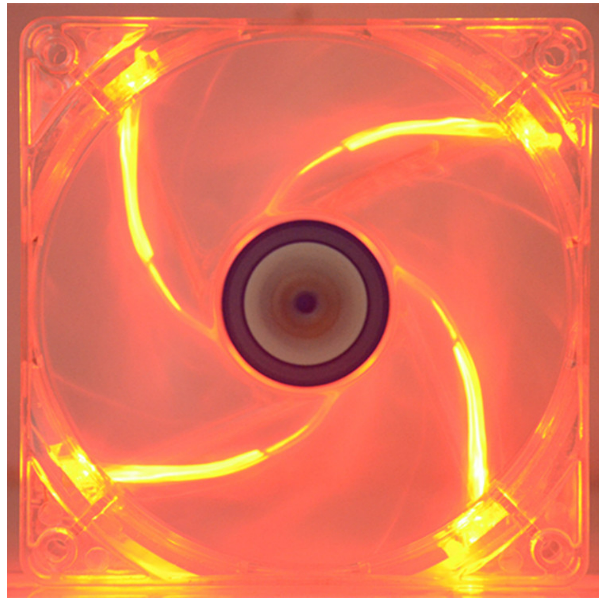 PC Transparent 5V Computer Cooling Fan USB Interface (12025 Red Light USB Interface)