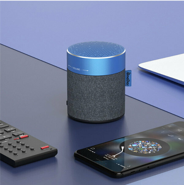 Fabric bluetooth subwoofer (blue)