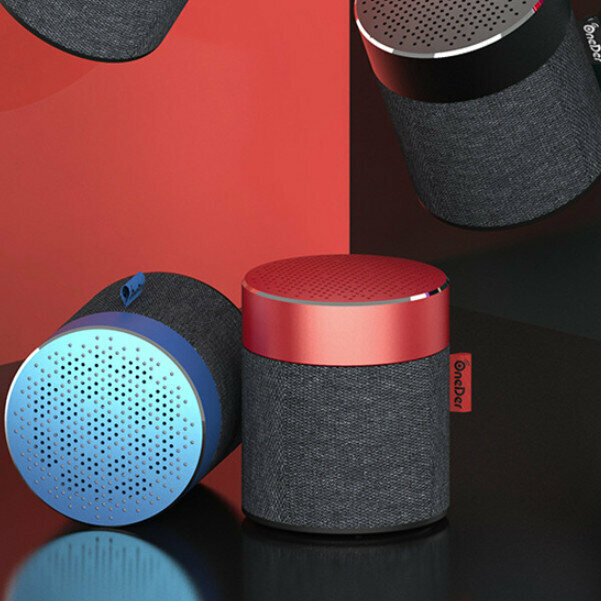Fabric bluetooth subwoofer (red)