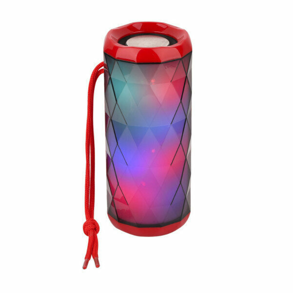 Bluetooth card color light subwoofer (red)