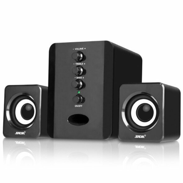 Desktop computer audio notebook small speaker (black)