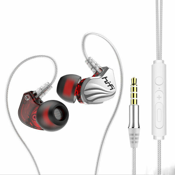 In-ear headphones with in-line headset (silver (3.5mm)