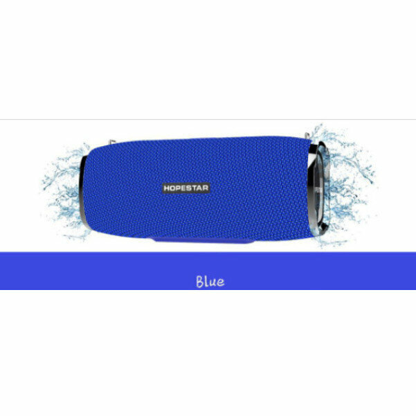 Outdoor portable bluetooth wireless waterproof speaker (blue)
