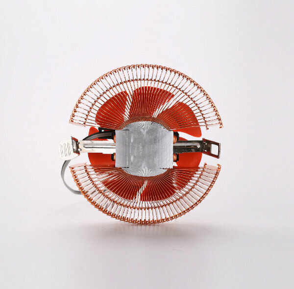 Computer Desktop Silent CPU Cooler - -30 degrees Celsius / Ice Battle Glow