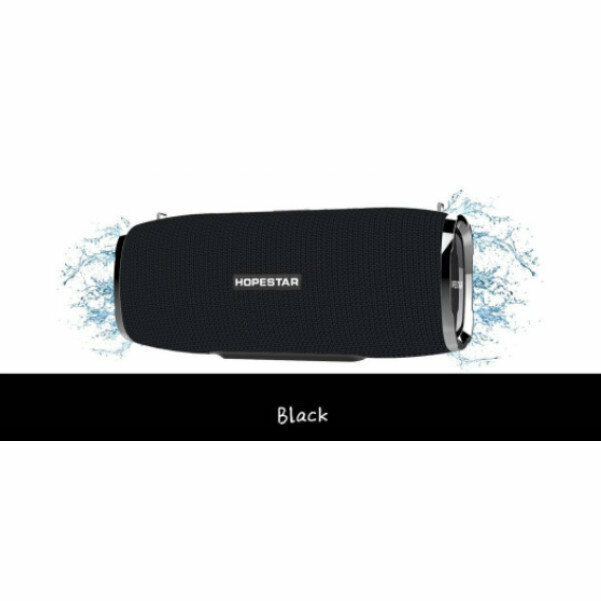 Outdoor portable Bluetooth wireless waterproof speaker (black)