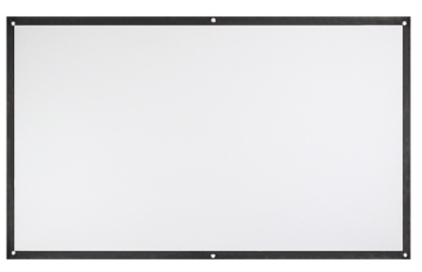 Simple curtain, portable curtain, projector curtain, office home curtain, 60 inch 4:3 simple white fiberglass curtain