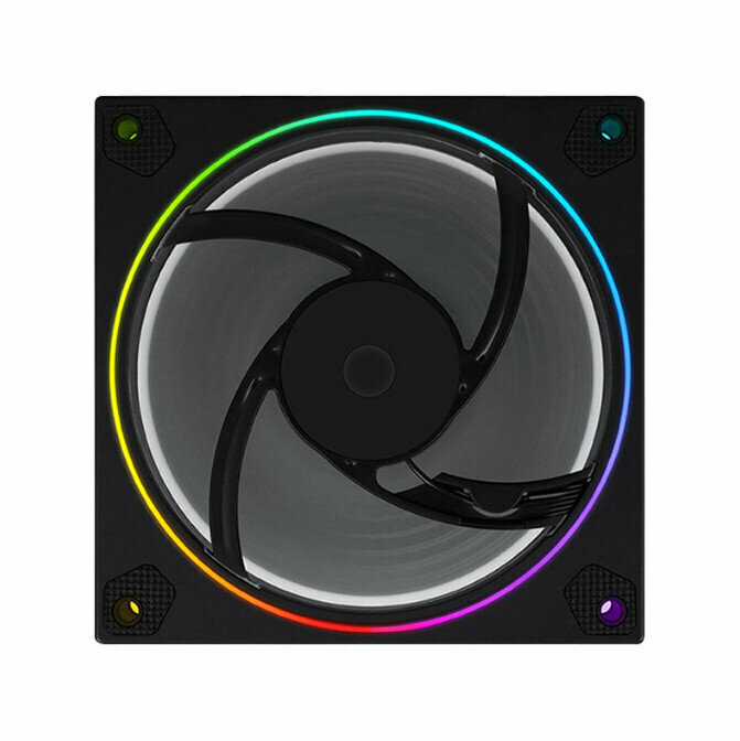 Computer Chassis Radiator Colorful Large Airflow Silent Chassis Fan (Color)