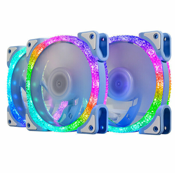 Computer Case Cooler ARGB Optical Case Fan Phantom Cooler (Single Argb (5V Shenguang Motherboard Sync))