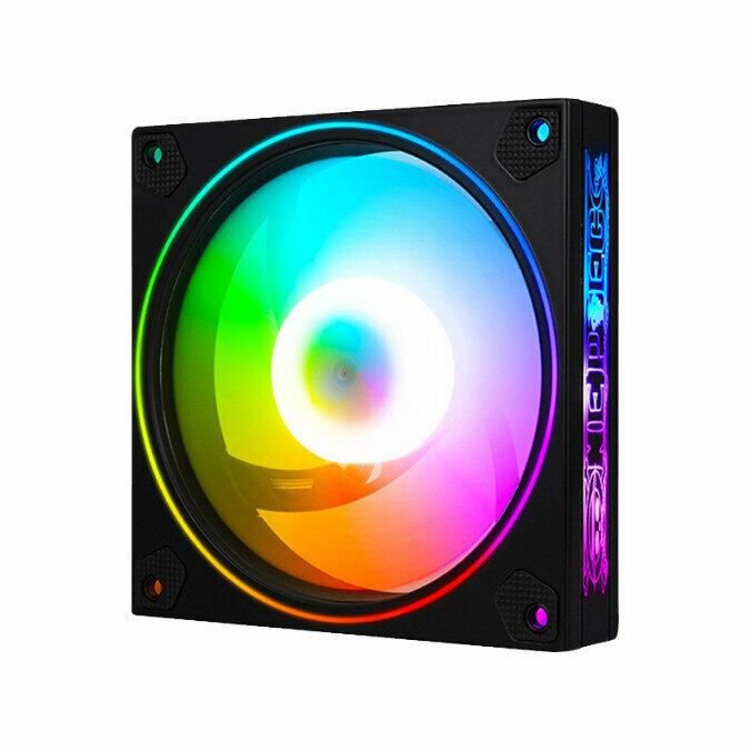 Computer Chassis Radiator Silent Chassis Fan (Internal and External Illuminated Argb (5V Shenguang Motherboard Sync)