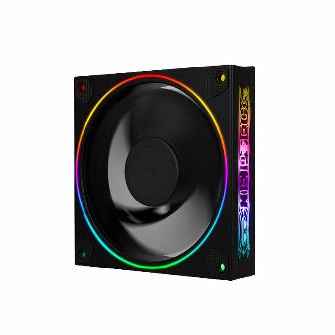 Computer Chassis Radiator Silent Chassis Fan (External Illuminated Argb (5V Shenguang Motherboard Sync)