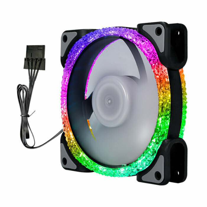 Computer Case Radiator ARGB Optical Case Fan Radiator (Auto Radiator (4pin))