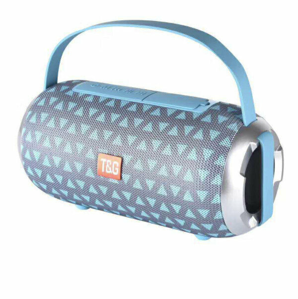 Outdoor portable bluetooth subwoofer (triangular blue)