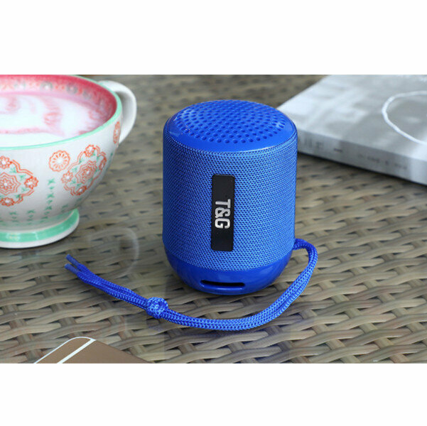 Fabric bluetooth subwoofer (blue)