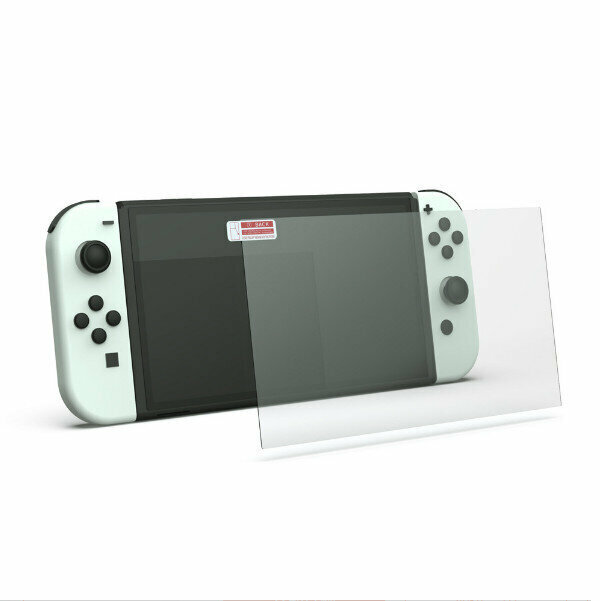 Compatible with Switch OLED, Tempered Film, Dustproof and Anti-Fingerprint Screen Film (TNS-1156)