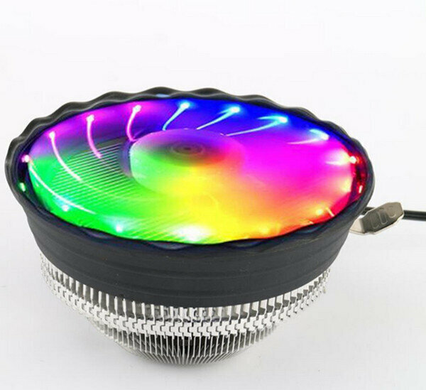 Air-cooled computer CPU cooler - Ice/Illuminated version