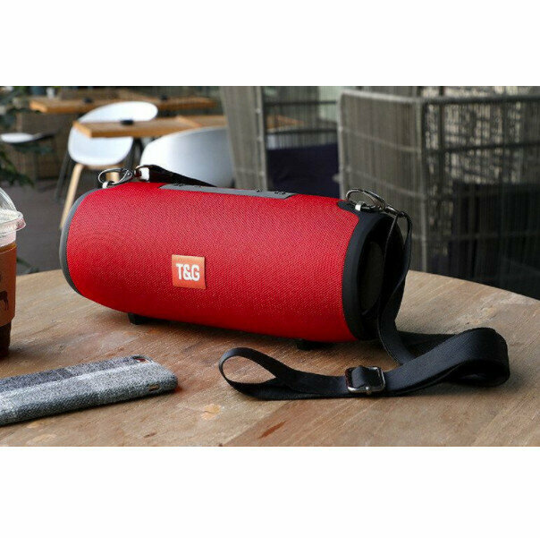 Outdoor portable bluetooth speaker (red)
