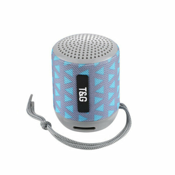Fabric bluetooth subwoofer (triangular blue)