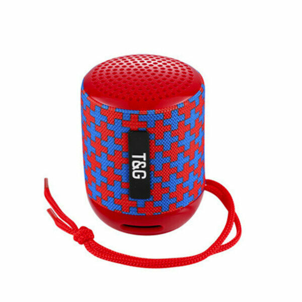 Fabric bluetooth subwoofer (cross red)