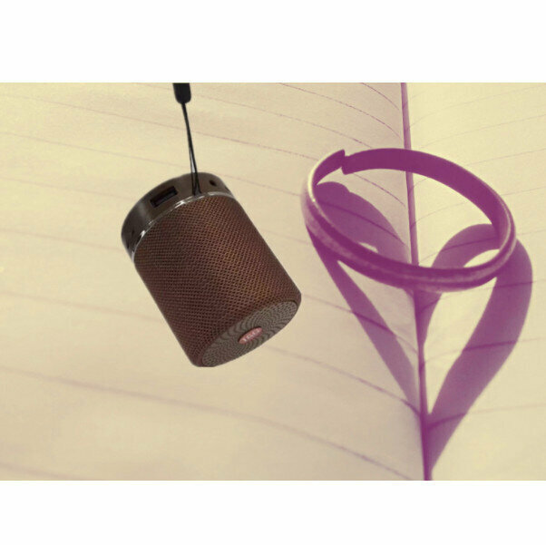 Bluetooth mini subwoofer (brown)