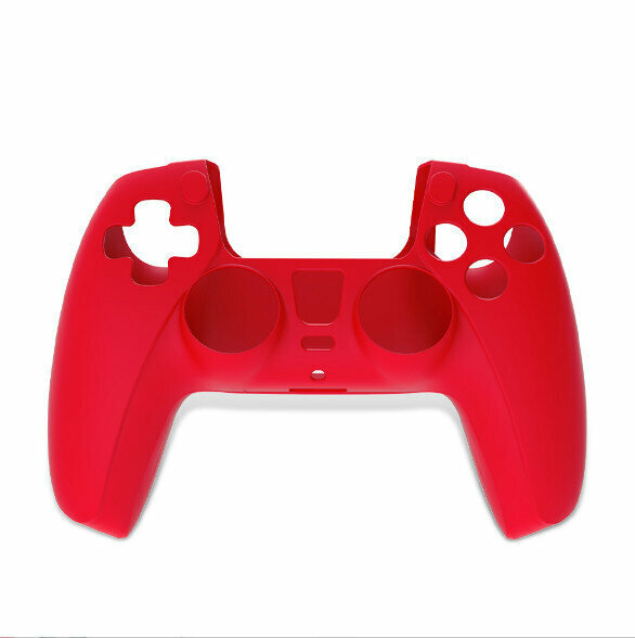 Compatible with PS5 controller silicone caseplaystation 5 gamepad case (red)