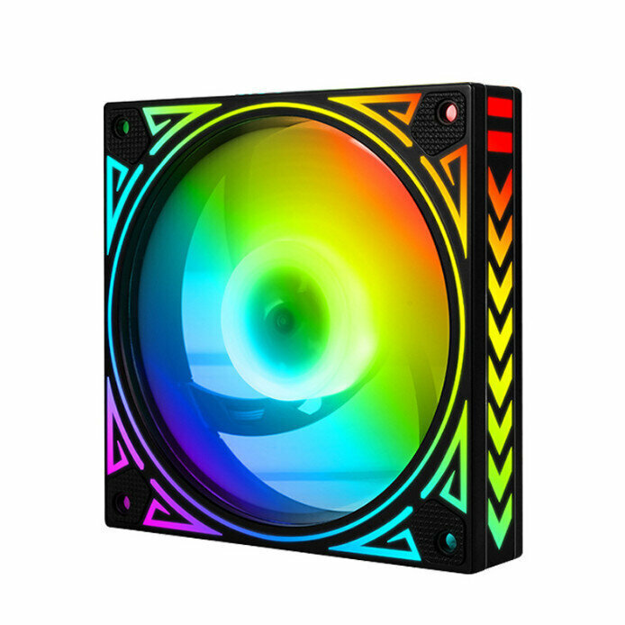 Computer Case Cooler ARGB Optical Case Fan Radiator (RGB Remote Control (6pin))