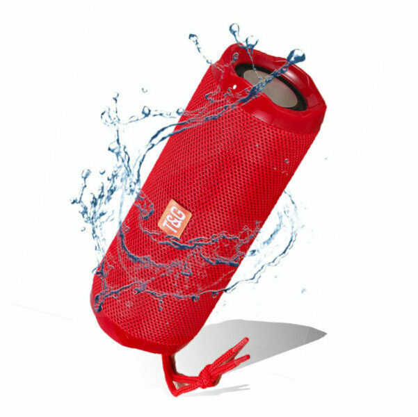 Outdoor portable bluetooth subwoofer (red)