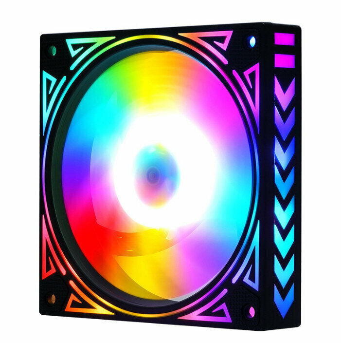 Computer Case Radiator ARGB Optical Chassis Fan Phantom Radiator (Color (Small 3pin + Large 4pin))
