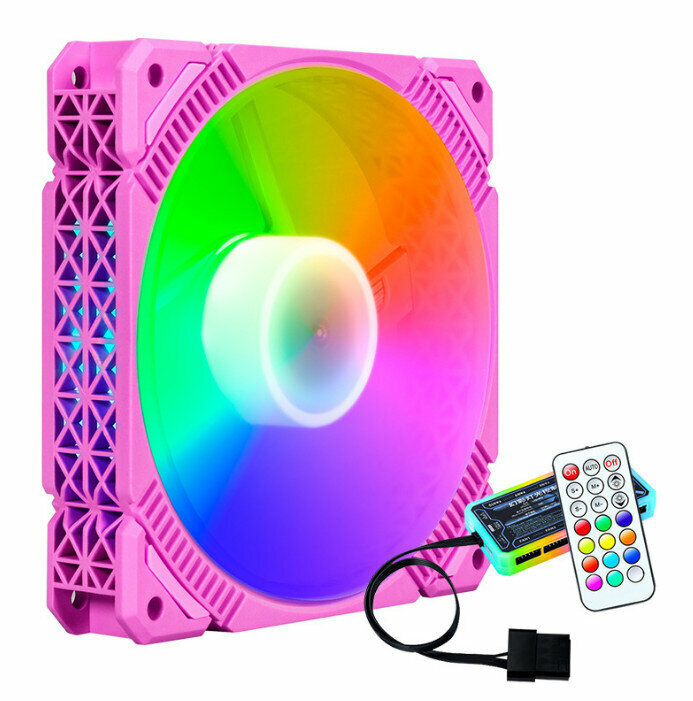 Desktop Chassis DC Cooling Fan Radiator (Frame 6pin Radiator Mode (Remote Control))