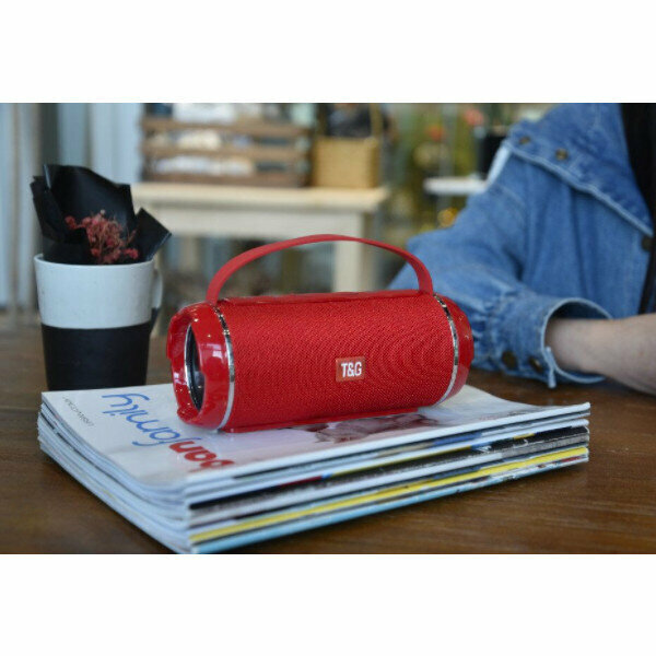Mini Bluetooth subwoofer (red)