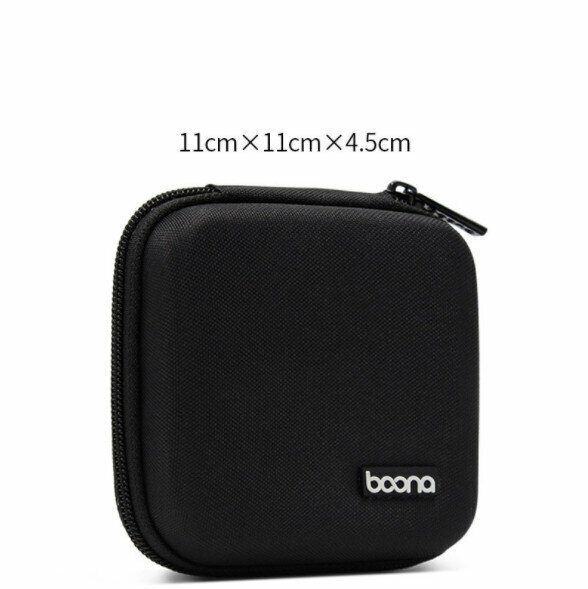 Laptop Power Pack, Macbook Air/Pro Charging Cable Adapter, Headphone Data Cable Storage (Black)