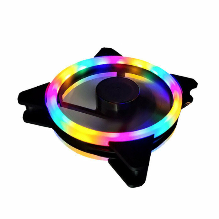 Computer Chassis Radiator ARGB Optical Chassis Fan Radiator (External Illuminated Argb (5V Shenguang Motherboard Sync))