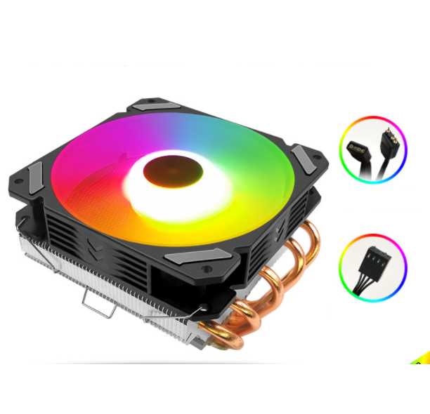 T5 CPU Cooler i5i7 AMD 5 Copper CPU Fan (T500 5V ARGB)