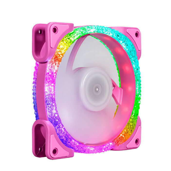 Computer Case Cooler ARGB Optical Case Fan Radiator (RGB Remote Control (6pin))