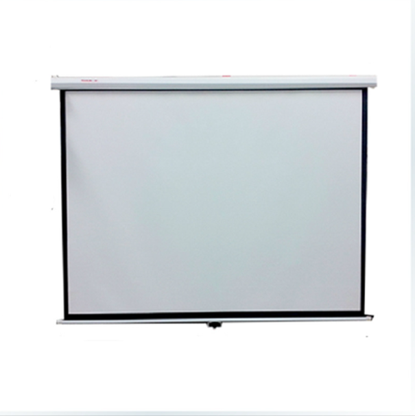 White Glass Fiber Projector Electric Curtain HD Projector 3D Screen (Electric Screen 120 Inch 4:3 (Line Control))