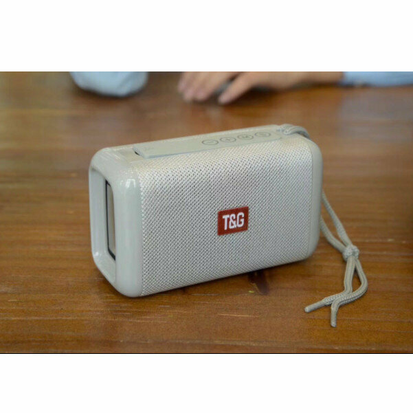 Fabric waterproof bluetooth subwoofer (silver gray)