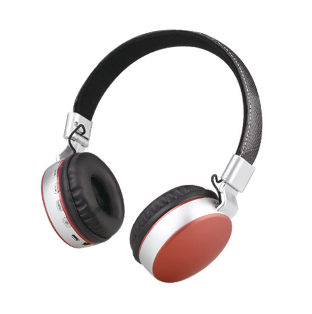 Sport Bluetooth 4.2 Subwoofer In-Ear Plug Card Over-the-Ear Wireless Gaming Headset (Red)