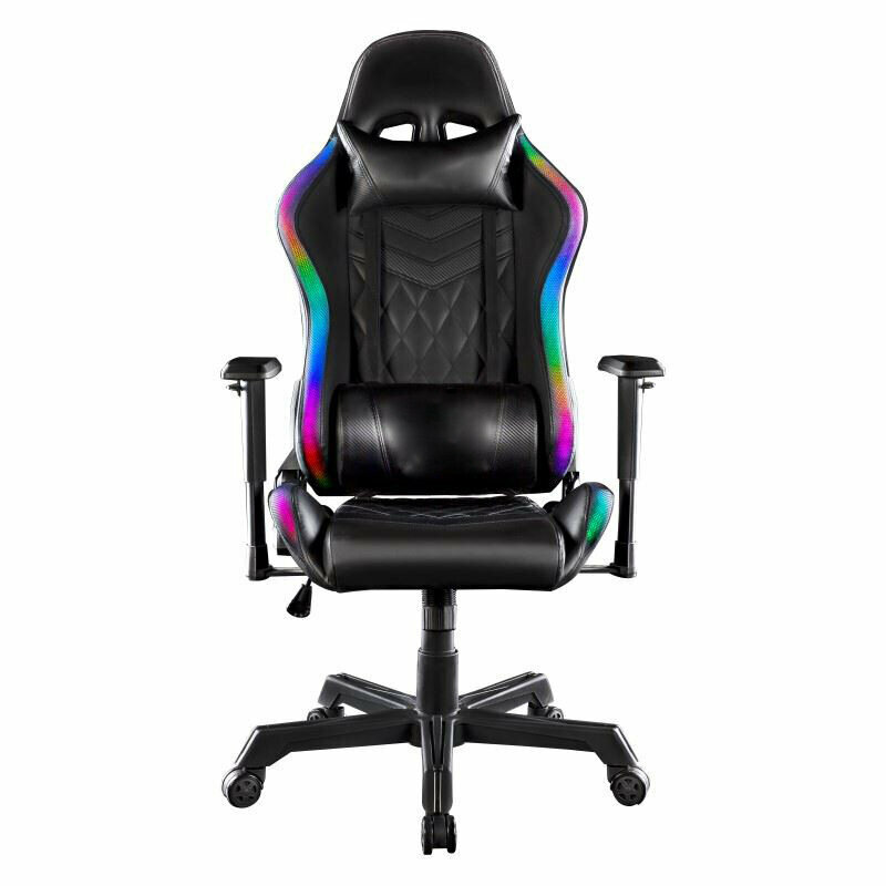 Gaming Chair RGB Light Strip Gaming Chair (Black)