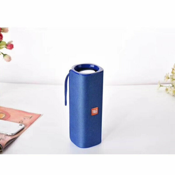 Fabric bluetooth speaker (blue)