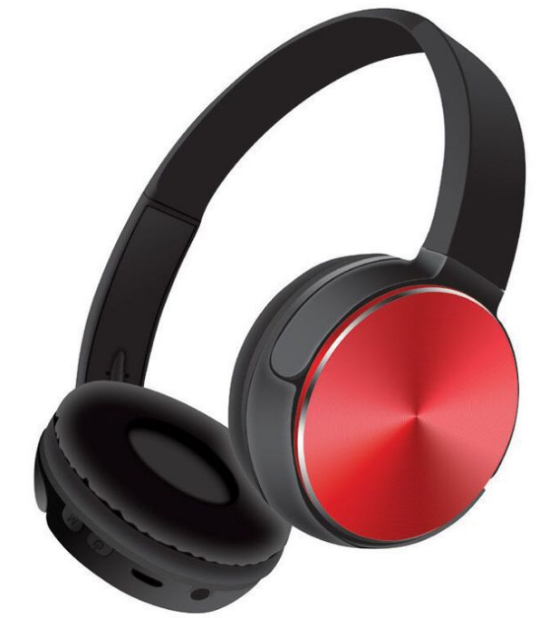 Sport Bluetooth 4.2 Subwoofer In-Ear Plug Card Over-the-Ear Wireless Gaming Headset (Red)