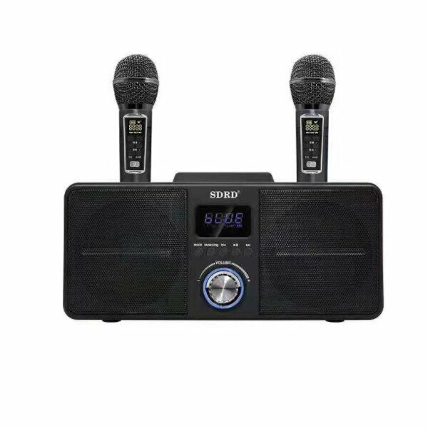 Wireless microphone Bluetooth subwoofer (black)
