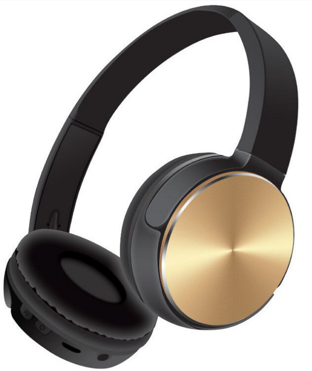 Sports Bluetooth 4.2 Subwoofer In-Ear Card Headset Wireless Gaming Headset (Gold)