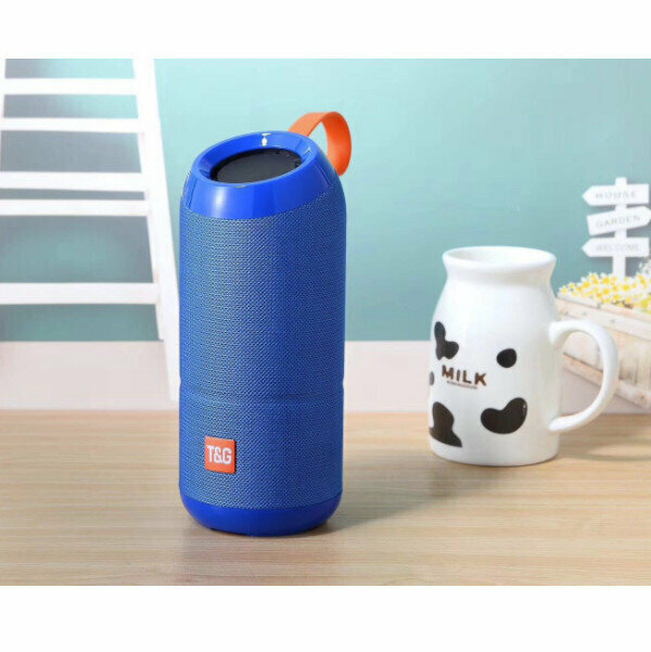 Fabric bluetooth subwoofer (blue)