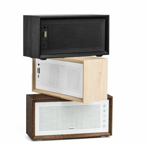 Retro Wood Bluetooth Speaker (Deep Wood)