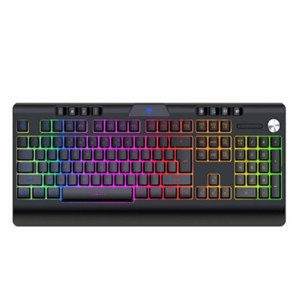 【Wireless】Gaming Charging Keyboard (Black-Mixed Color)
