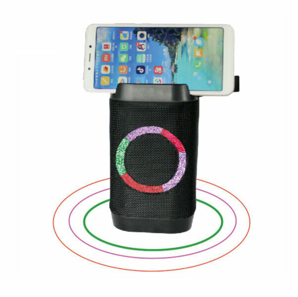 Outdoor portable bluetooth speaker (black)