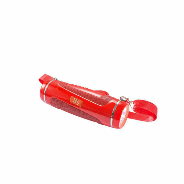 Flashlight bluetooth speaker (red)