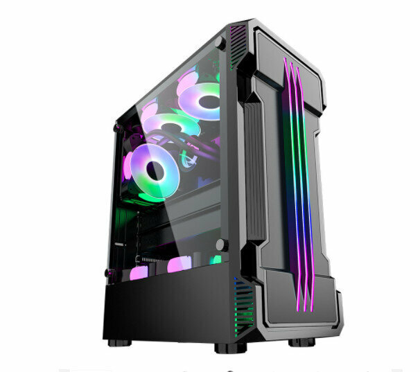 Desktop CaseGaming CaseSide Transparency USB3.0 (The Three Musketeers (Black))
