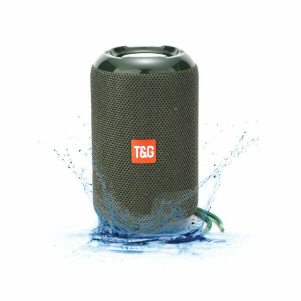 Fabric waterproof bluetooth speaker (green)