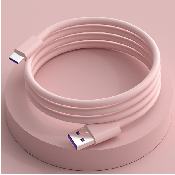 5A fast charging mobile phone data cable [Android interface Android-2 meters (pink)]
