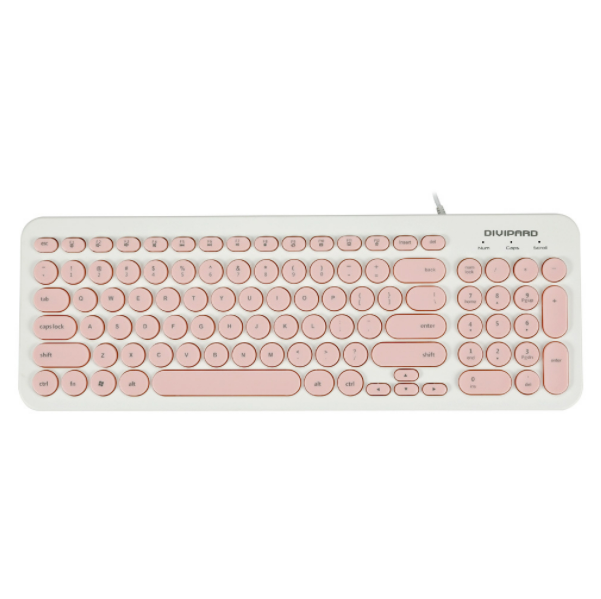 Imperial Leopard D520 Wired Keyboard (Pink)